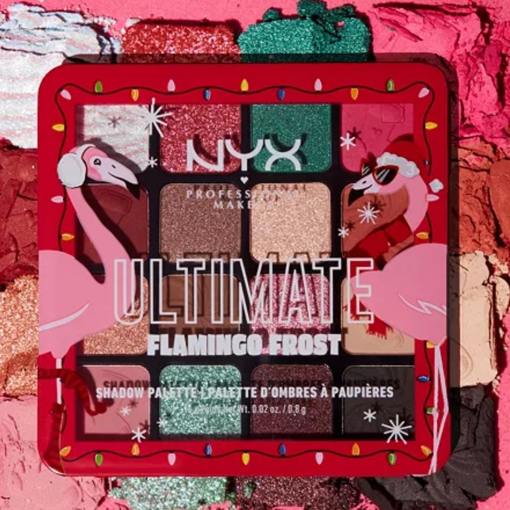 NYX Ultimate Flamingo Frost Eyeshadow Palette (A)